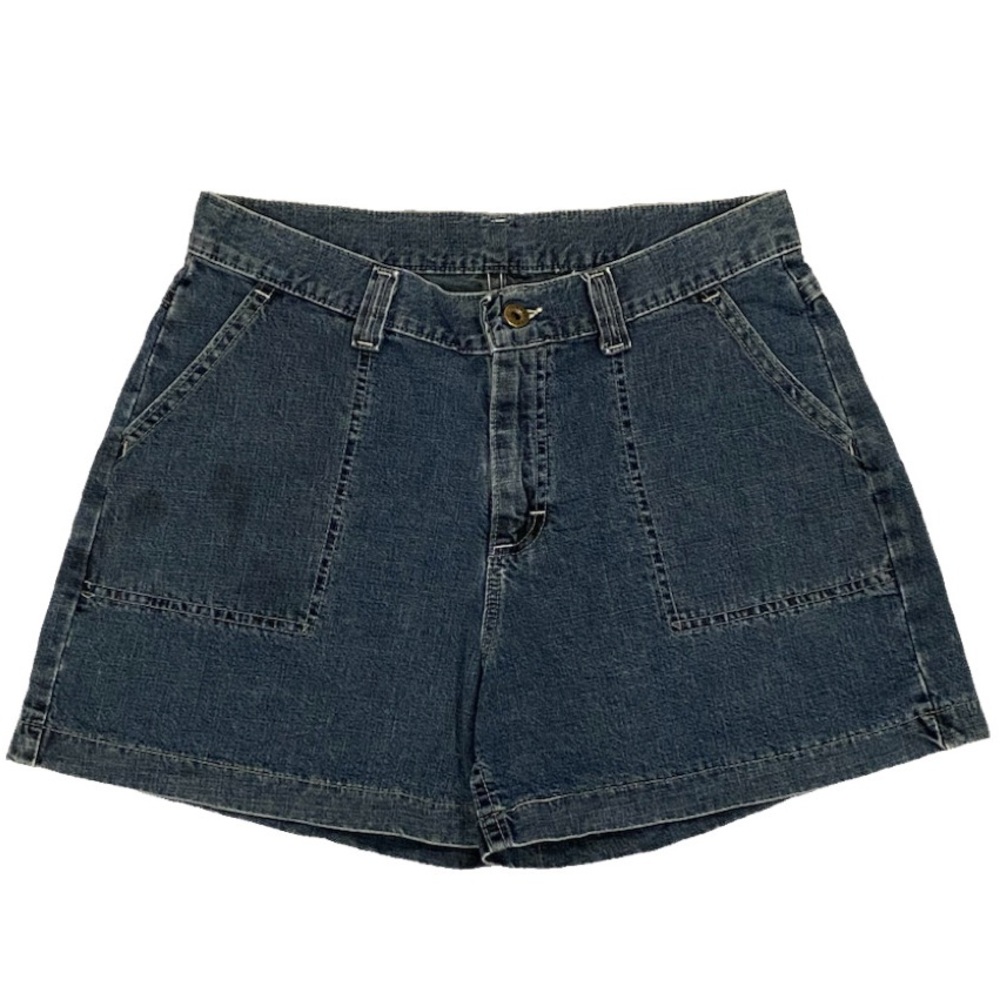 Vintage 90’s Lee Dungarees Denim Shorts Women’s Size 11 Medium Wash Blue Jorts